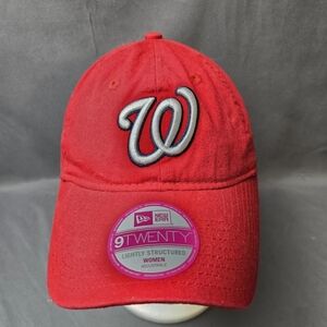 Washington Nationals New Era Women Adjustable Hat Cap MLB
